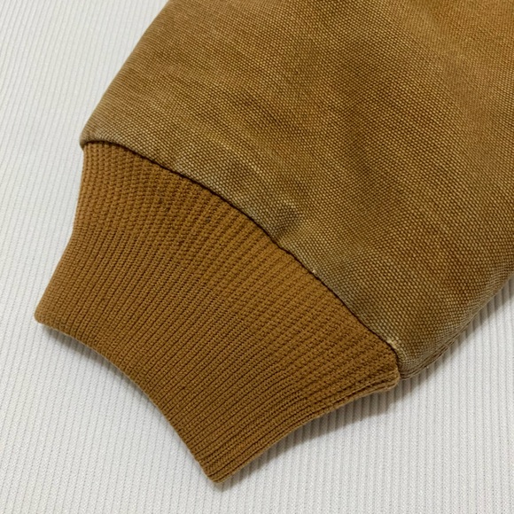 Carhartt Men’s Washed Duck Insulated Active Jacket Brown Tan - Picture 6 of 12